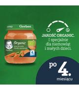 GERBER ORGANIC Marchewka Słodki ziemniak po 4 miesiącu - 125 g
