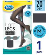 SCHOLL LIGHT LEGS Rajstopy uciskowe/kompresyjne czarne 20 DEN rozmiar S/M - 1 szt.