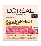 L'Oreal Age Perfect Złoty Wiek Różany krem wzmacniający na dzień 60+ - 50 ml - cena, opinie, właściwości