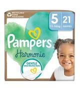Pampers Harmonie Baby Pieluszki, rozmiar 5 11kg-16kg, 21 sztuk