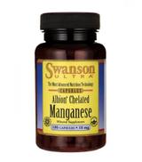 SWANSON Albion chelat manganu 10 mg - 180 kaps.