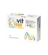 IBUVIT D3 1000 + K2 MK-7 + OMEGA 3 - 30 kaps.