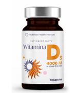 Nutrition Health Institute, Witamina D3 4000 j.m., kapsułki, 60 sztuk