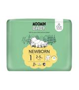 MOOMIN Baby Pieluszki 1 NEWBORN 2-5 kg, 25 sztuk