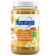 Humana 100% Organic Deserek jabłuszko z bananem i biszkopcikami - 190 g - cena, opinie, właściwości