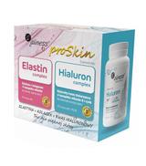 Aliness Proskin Zestaw Elastin complex, 60 kaps. + Hialuron complex, 60 kaps., Dla zdrowej skóry, cena, opinie, właściwości