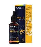 Pureo Health Witaminy ADEK Junior w kroplach, 30 ml cena, opinie, właściwości