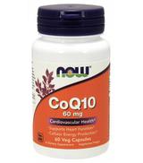 Now Foods CoQ10 60 mg, 60 kaps., koenzym Q10 dla zdrowia układu krążenia i skóry, cena, opinie, właściwości