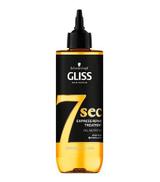 Gliss 7 sec Express Repair Treatment Oil Nutritive Ekspresowa kuracja do włosów - 200 ml - cena, opinie, właściwości