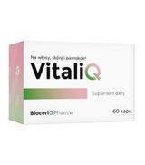 Bioceriq Pharma, Vitaliq, włosy skóra paznokcie, kapsułki, 60 sztuk