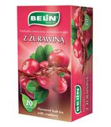 Belin Herbatka owocowa z żurawiną, 20 x 2 g, cena, wskazania, składniki