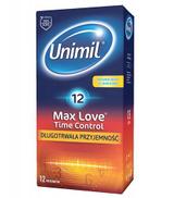 Unimil Max Love Time Control Prezerwatywy, 12 sztuk