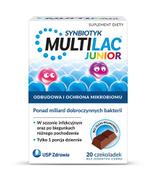 Multilac Junior synbiotyk (probiotyk + prebiotyk), 20 sztuk - ważny do 2025-09-10