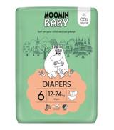 MOOMIN Baby Pieluszki 6 JUNIOR 12-24 kg, 34 sztuki