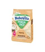 BOBOVITA PORCJA ZBÓŻ Manna kaszka mleczna po 4 m-cu - 210 g