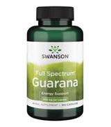 SWANSON Guarana 500 mg - 100 kaps.