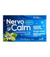 NervoCalm Sen z melatoniną 1 mg i melisą, tabletki, 20 sztuk