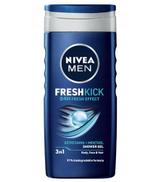 Nivea Men Fresh Kick Żel pod prysznic do ciała, twarzy i włosów z mentolem, 500 ml