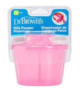Dr Brown's Pojemnik na mleko w proszku w kolorze różowym - 1 szt. - cena, opinie, użytkowanie