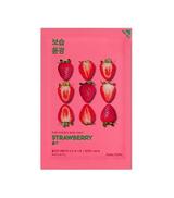 HOLIKA HOLIKA Pure Essence Mask Sheet STRAWBERRY maseczka na bawełnianej płachcie - 1 szt. - regeneracja - cena, właściwości, opinie