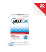 Multilac, synbiotyk (probiotyk + prebiotyk), , kapsułki, 20 sztuk