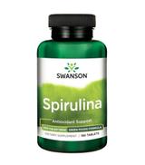 SWANSON Spirulina 100% organiczna 500 mg, 180 tabletek