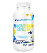 Allnutrition Magnesium Citrate + B6, 100 kapsułek