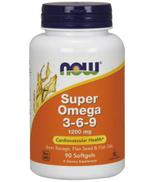 NOW FOODS Super Omega 3-6-9 1200 mg - 90 kaps.
