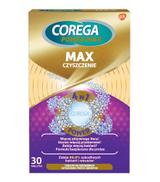Corega Max Czyszczenie Tabletki do czyszczenia protez zębowych 4w1 z aktywnym tlenem, 30 tabletek