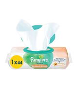 Pampers Harmonie Protect & Care Chusteczki nawilżane dla dzieci, 44 chusteczki, 1 opakowanie