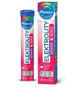 Plusssz Elektrolity Senior serce, tabletki musujące, 24 sztuki