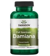SWANSON Damiana 510 mg, 100 kapsułek