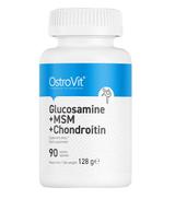 OstroVit Glucosamine + MSM + Chondroitin - 90 tabl. - cena, opinie, wskazania