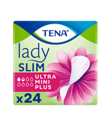 Wkładki anatomiczne Tena Lady Slim Ultra Mini Plus, 24 sztuki