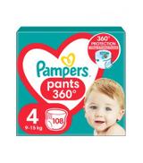 Pampers Pants Pieluchomajtki rozmiar 4, 9-15 kg, 108 sztuk