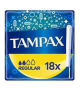 Tampax Regular, Tampony z aplikatorem, 18 sztuk