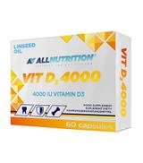 Allnutrition Vit D3 4000 IU Odporność, 60 kaps., cena, opinie, stosowanie