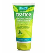 Beauty Formulas Peeling do twarzy z olejkiem z drzewa herbacianego oczyszczający zaskórniki, 150 ml