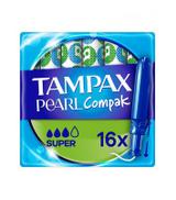 Tampax Pearl Compak Pearl Super Tampony z aplikatorem - 16 szt. - cena, opinie, właściwości