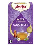 Yogi Tea For the Senses Herbata Good Night Spokojna noc BIO, 17 saszetek