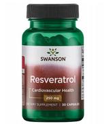SWANSON Resveratrol 250 mg - 30 kaps.