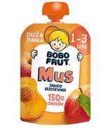 Bobo Frut Mus jabłko, brzoskwinia - 150 g - cena, opinie, właściwości - ważny do 2024-05-31