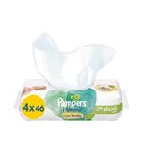 Pampers Harmonie New Baby Chusteczki nawilżane dla dzieci, 4 x 46 sztuk