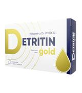 Detritin Gold Witamina D3 2000 IU, 75 kapsułek - ważny do 2024-07-31