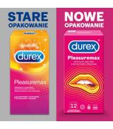 DUREX PLEASUREMAX Prezerwatywy prążkowane z wypustkami - 12 szt.
