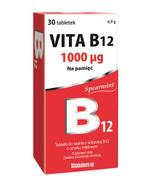 VITA B12 1000 mcg Tabletki do ssania o smaku miętowym - 30 tabl.