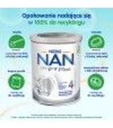 Nestle NAN OPTIPRO Plus 4 Mleko modyfikowane junior dla dzieci po 2 roku, 6x 800 g (puszka)