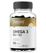 OstroVit Omega 3 D3 + K2 - 90 kaps. - cena, opinie, właściwości