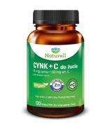 Naturell Cynk + C do żucia, 120 tabletek