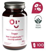 BEGGS Diglicynian żelaza 20 mg z ekstraktem z dzikiej róży, 100 kapsułek